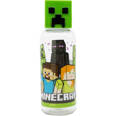 Stor - Water Bottle w/3D Figurine 560 ml - Minecraft (088808723-40413)