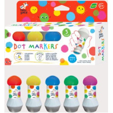 Haku Yoka - Dot Markers - 5 x Bright Colours (59CP233112)