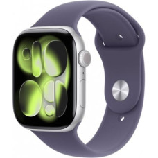 Apple Watch Series 11 GPS+Cellular 42mm Silver Aluminium Case with Purple Fog Sport Band - M/L