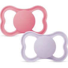 MAM - Air Silk 6-16m 2p Box V Unprint - Pink - 6-16 months