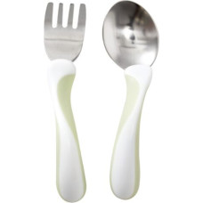 Bambino - My First Fork & Spoon - Mint