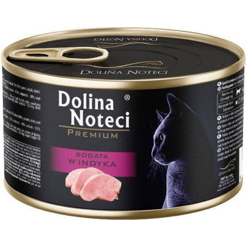Dolina Noteci Premium Rich in turkey - wet cat food - 185g