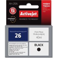 Activejet AH-26N Ink cartridge (replacement for HP 26 C51626A; Supreme; 40 ml; black)