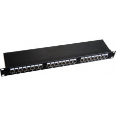 Q-Lantec Patchpanel STP cat.6 19-inch 1U 24xRJ45 LSA