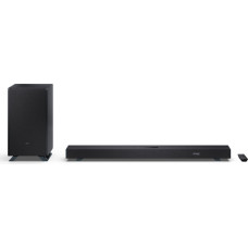Sharp | 3.1.2 Dolby Atmos/DTS:X Soundbar with Wireless Subwoofer | HT-SBW53121(BK) | Bluetooth