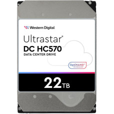 Western Digital Ultrastar HDD|WESTERN DIGITAL ULTRASTAR|Ultrastar DC HC570|22TB|SAS|512 MB|7200 rpm|3,5