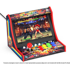 Imp Tech - Mini Arcade Pro Retro Game Cabinet for Switch 2, Switch and OLED - Black/Red