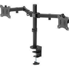 Goobay Dual Monitor Mount Flex | Swivel, Tilt, Rotation | 17-32 