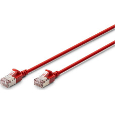 Digitus CAT 6A F-FTP Slim Patch Cable, 0.3 m | DK-1632-A-003S-R | Red