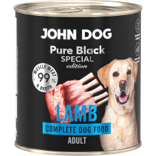 John Dog Pure Black Special Edition Lamb - wet dog food - 800g