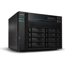 Asustor Lockerstor 10 AS6510T NAS Tower Intel Atom® C3538 8 GB DDR4 0 TB ADM Black