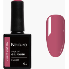 Nailura - Gel Polish 65 - Mulled Wine Red - 10 ml