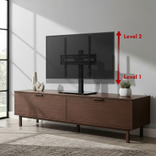 Maclean universal TV stand, for RTV cabinet, stand, max. 35 kg, 20 degree rotation, for 32-55