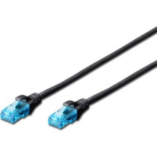 Digitus Patch cord RJ45/RJ45 U/UTP kat. 5e 3,0m AWG 26/7 PVC Black