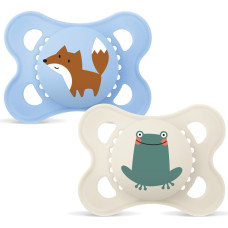 MAM - Original Silk 0-6m 2p Box V - Blue - 0-6 months