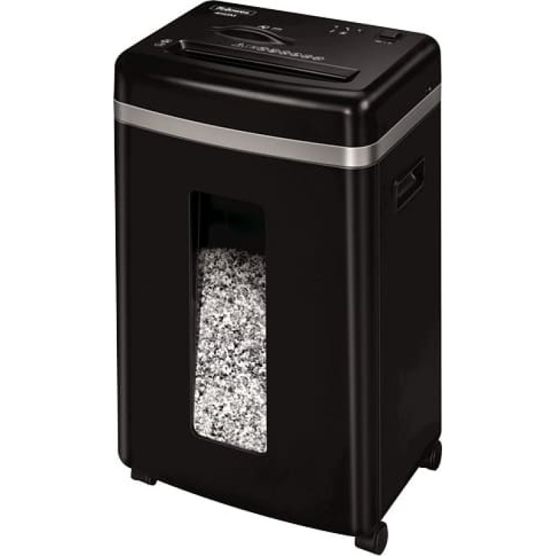 Fellowes Powershred 450M paper shredder Micro-cut shredding Black