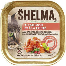 Shelma Salmon and trout pate - wet cat food - 100g