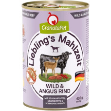 Fox4Pets GRANATAPET Liebling's Mahlzeit Venison and angus beef - wet dog food - 800g