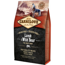 Carnilove Adult Lamb and wild boar - dry dog food - 4kg