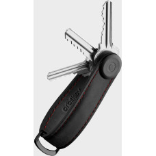 Orbitkey - Crazy Horse Leather Key Organiser - Obsidian Red