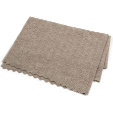 Smallstuff - Baby Blanket Fishbone Merino Wool - Nature
