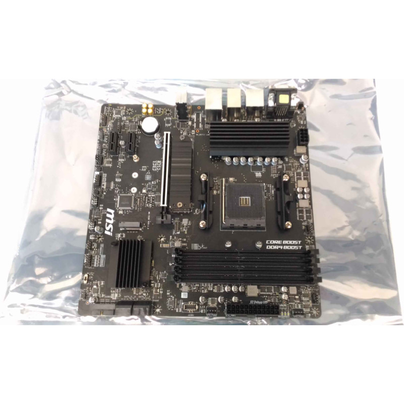 MSI B550M PRO-VDH | MSI B550M PRO-VDH | Processor family AMD | Processor socket AM4 | DDR4 | Memory slots 4 | Number of SATA connectors 4 | Chipset AMD B | Micro ATX | USED, REFURBISHED, WITHOUT ORIGINAL PACKAGING