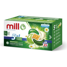 Madonis MILL PRO 5k laundry capsules + UNIVERSAL softening beads, 25 pcs (bulk pack of 8)