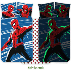 Brandmac Bed Linen - Junior Size 100 x 140 cm - Spiderman 1053 Glow (1029355)