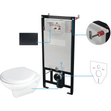 Deante Concealed WC set 6 in 1