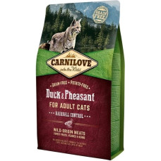 Carnilove Cat Hairball Control Duck and pheasant - dry cat food - 2kg