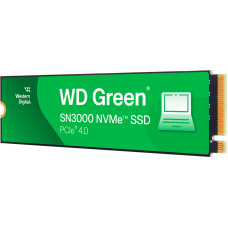 Western Digital SSD WD Green SN3000 1TB M.2 2280 S3-M PCIe Gen4 x4 NVMe, Read/Write: 5000/4200 MBps, TBW: 150