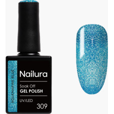Nailura - Gel Polish 309 - Aquamarine Blue - 10 ml