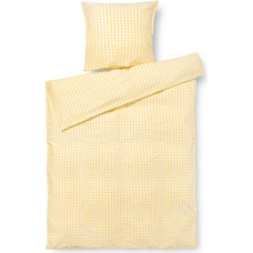 Juna - Bæk&Bølge Bed Linen 140x200 cm - Yellow & White