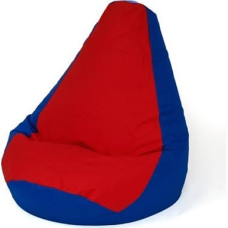 Go Gift Sako bag pear-shaped pouffe dark blue-red XL 130 x 90 cm