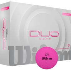 Wilson - Duo Soft Golf Ball Pink 12-ball