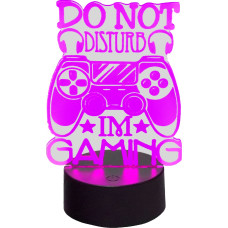 Mecharite 3D LED Lampe - Don't Disturb