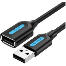 Vention CABLE USB2.0 MALE TO FEMALE/1M BLACK CBIBF VENTION