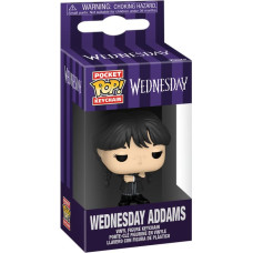 Funko POP! Raktų pakabutis: Wednesday - Wednesday Addams (Black Coat)