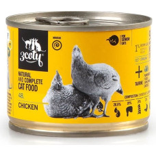 3Coty 48. Chicken with spirulina - wet cat food - 180g
