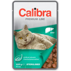 Calibra Cat Premium Sterilised Liver - wet cat food - 100g