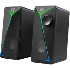 Defender PC Speakers 2.0 DEFENDER J5 2.0 6W LED USB black