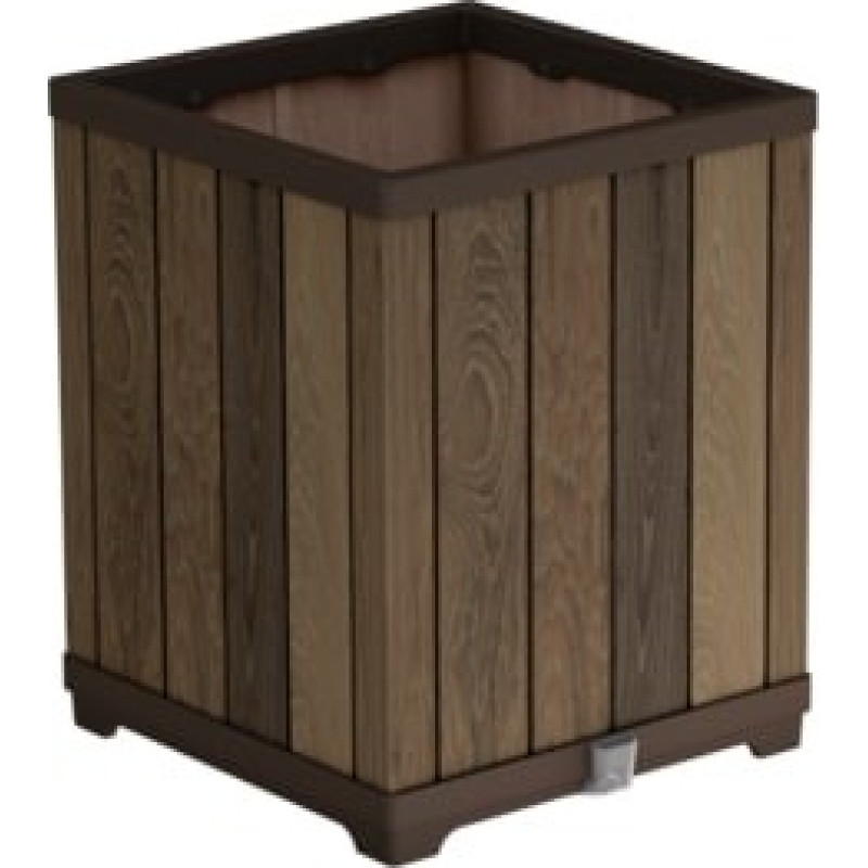 Keter 261033 garden planter walnut