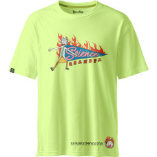 Rick And Morty T-Shirt, Science Grandpa, Light Green, L