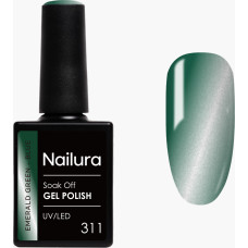 Nailura - Gel Polish 311 - Emerald Green Blue - 10 ml
