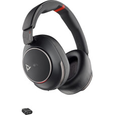 Hewlett-Packard HP Poly Voyager Surround 85 UC Microsoft Teams Certified USB-C Headset +USB-C/A Adapter +Charging Stand