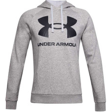 Under Armour Men's Under Armour Rival Fleece Big Logo Hd Grey 1357093 011
