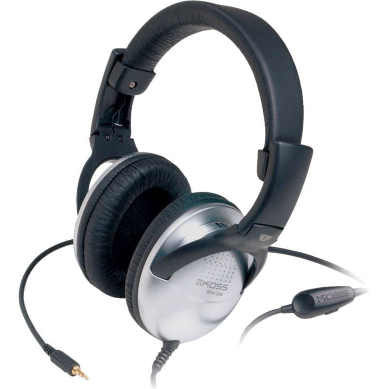 Koss | Headphones | UR29 | Wired | On-Ear | Noise canceling | Black/Silver