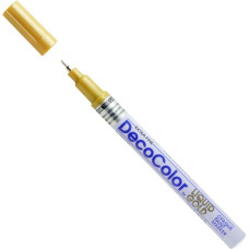 Markeris įvairių paviršių dekoravimui Marvy Decocolor Extra Fine #120 Gold, 1 vnt.