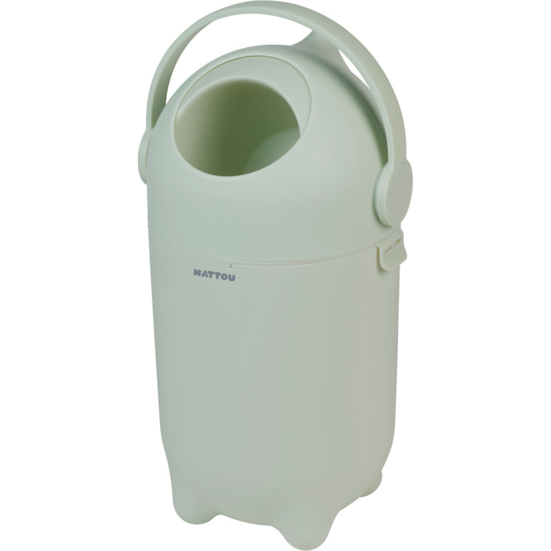 Nattou - Dropy Diaper Pail - Sage Green