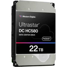 Western Digital Ultrastar HDD|WESTERN DIGITAL ULTRASTAR|Ultrastar DC HC580|WUH722422ALE6L4 0F62785|22TB|512 MB|7200 rpm|3,5
